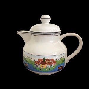 Villeroy and Boch Porcelain Teapot Design Naïf